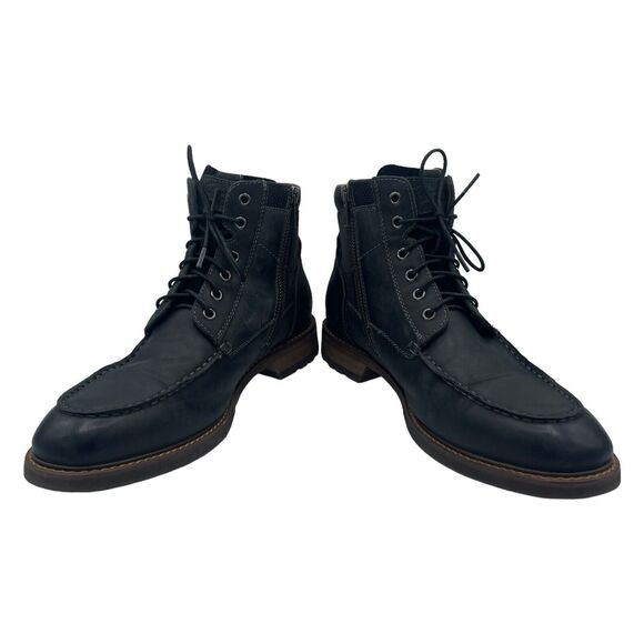 Florsheim Mens Chalet Cap Toe Boot Black Size 8 M - Picture 9 of 11